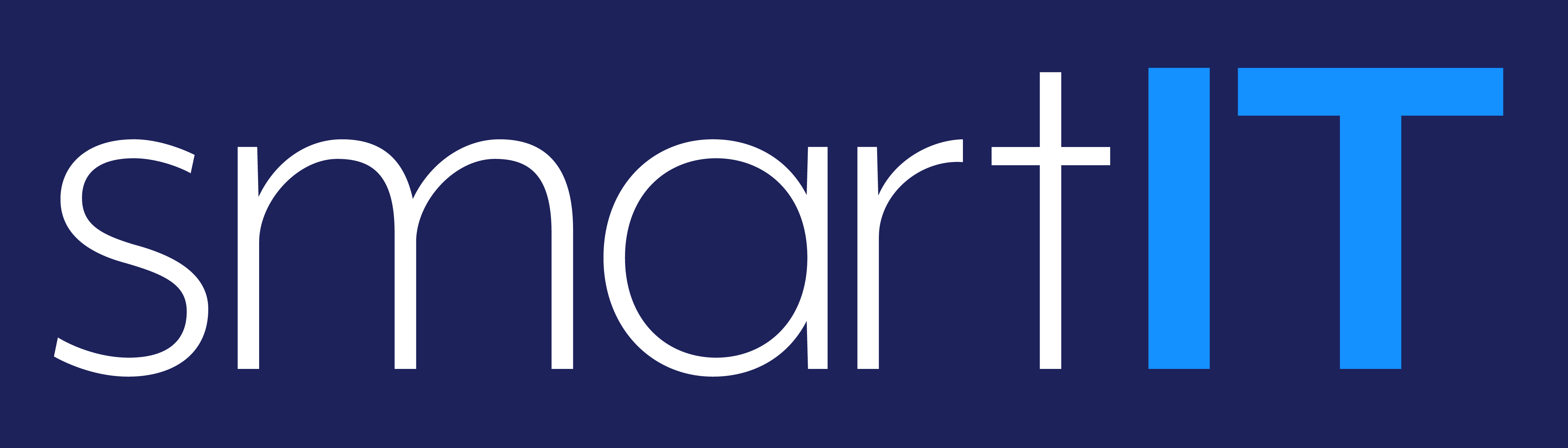 smartIT logo - A sleek, modern design with bold, vibrant lettering representing innovation and technology solutions